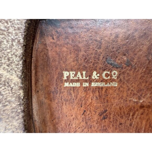 Brooks Brothers Peal & Co Shoes Mens Size 11.5 D Captoe Oxford Brown Leather - Picture 10 of 14